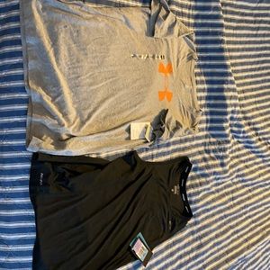 Two workout tee/tank. Under Amour and Nike NWT.